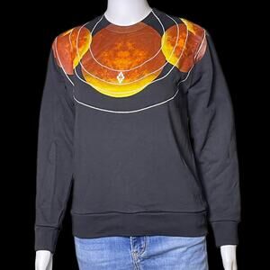 Marcelo Burlon Kids Of Milan Planet Mars Crew Neck Graphic Sweater Youth 10 NWOT